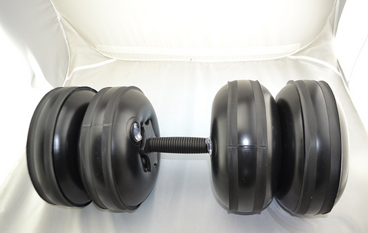 Fortis Flow Dumbbells — Adjustable Water-Weight Set (20–25kg)